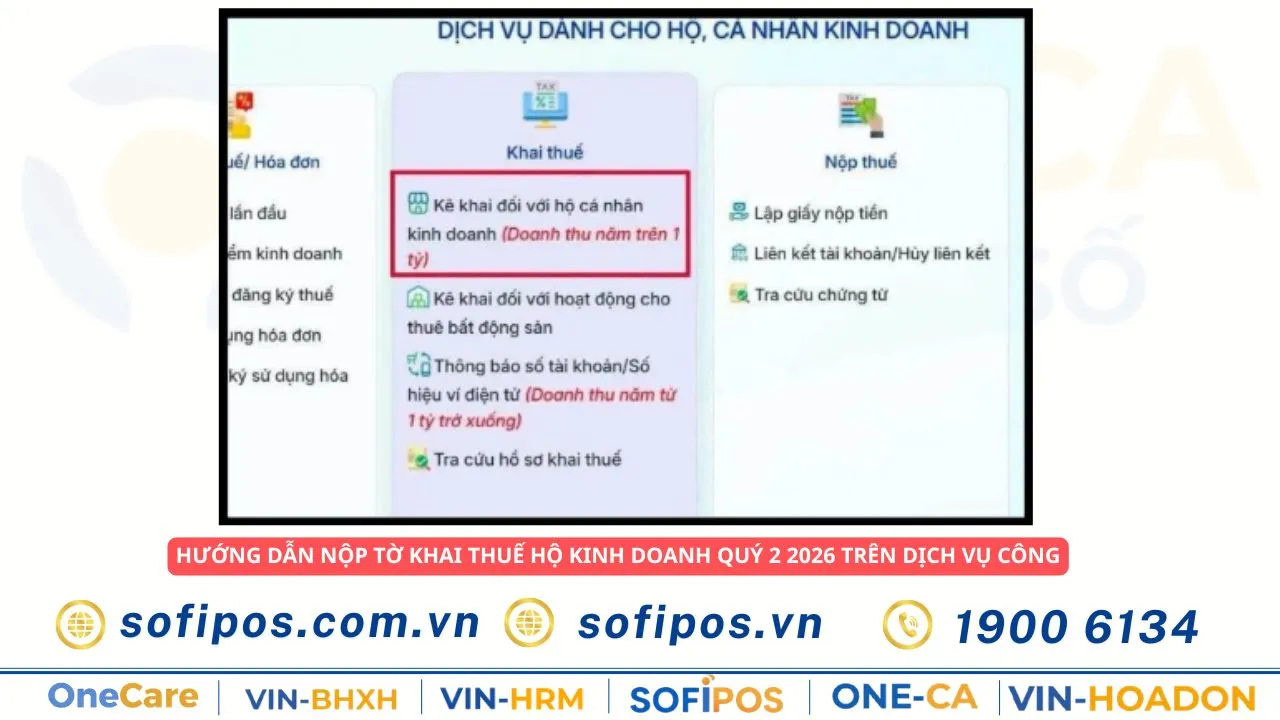 Hướng dẫn tải tờ khai thuế hộ kinh doanh quý 2 2026 đã nộp trên dịch vụ công dichvucong.gdt.gov.vn về lưu trữ